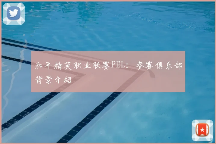 和平精英职业联赛PEL：参赛俱乐部背景介绍